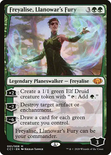 Freyalise, Llanowar's Fury - cc1 Spoiler