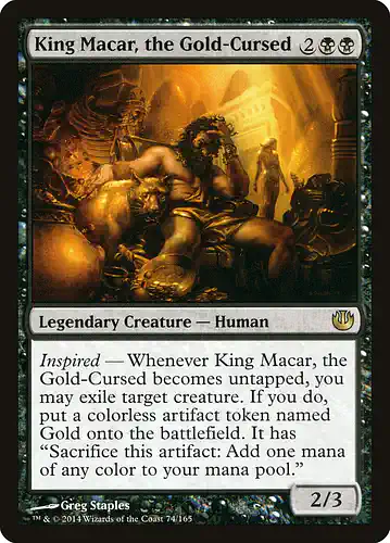 King Macar, the Gold-Cursed - jou Spoiler