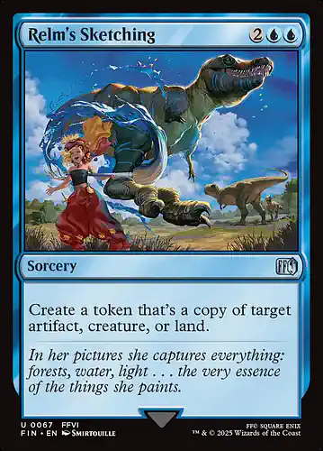 Relm's Sketching - fin Spoiler
