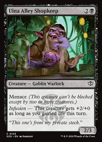 Ulna Alley Shopkeep - sos Spoiler