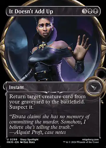 It Doesn't Add Up - mkm Spoiler