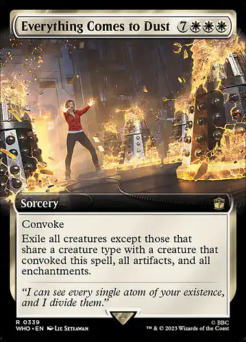 Everything Comes to Dust - who Spoiler