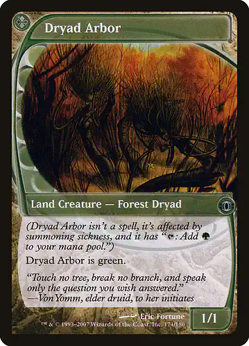 Dryad Arbor - fut Spoiler