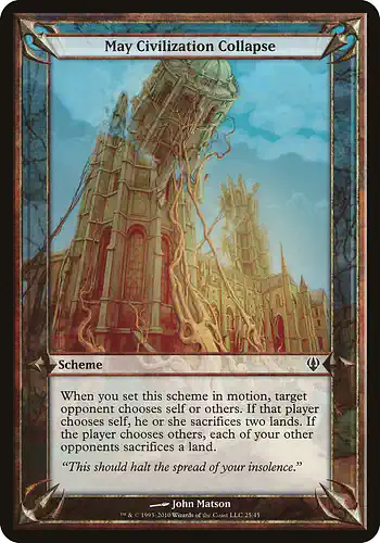 May Civilization Collapse - arc Spoiler