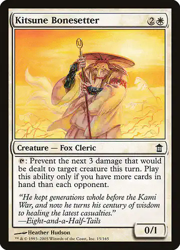 Kitsune Bonesetter - sok Spoiler