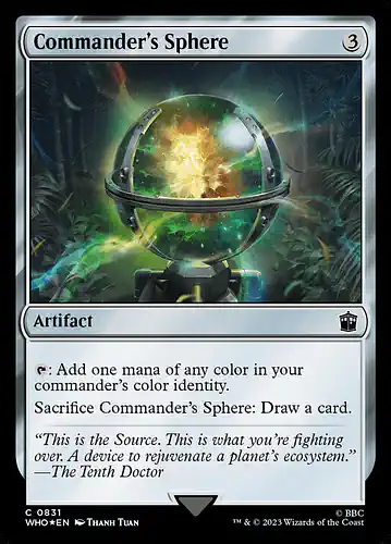 Commander's Sphere - who Spoiler
