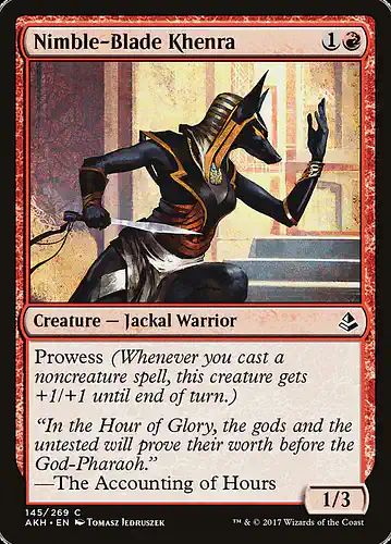 Nimble-Blade Khenra - akh Spoiler