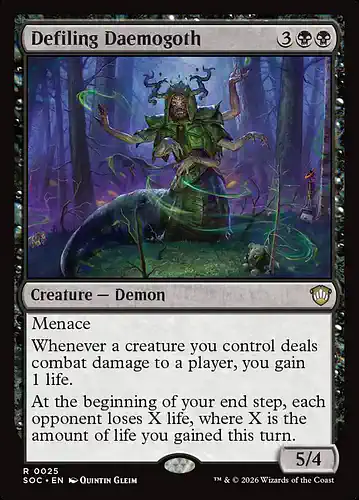 Defiling Daemogoth - soc Spoiler