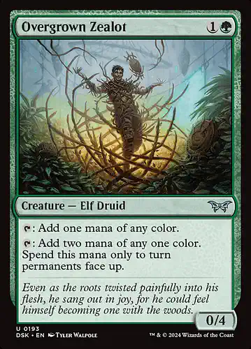 Overgrown Zealot - dsk Spoiler
