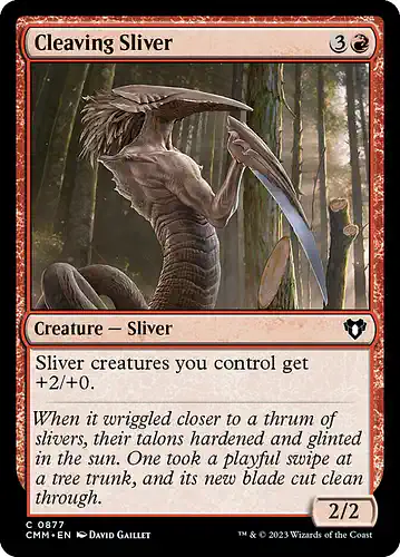 Cleaving Sliver - cmm Spoiler