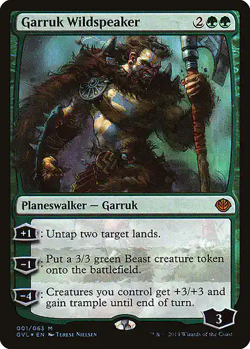 Garruk Wildspeaker - gvl Spoiler