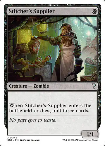 Stitcher's Supplier - mb2 Spoiler