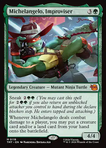 Michelangelo, Improviser - tmt Spoiler