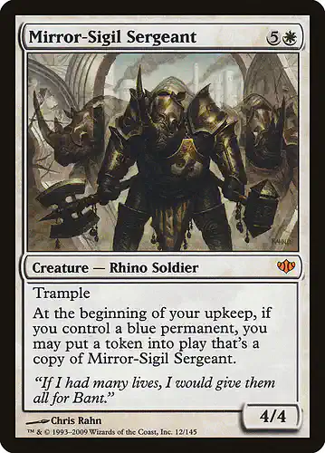 Mirror-Sigil Sergeant - con Spoiler