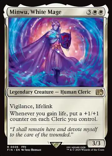 Minwu, White Mage - fin Spoiler