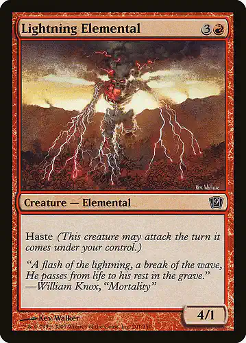 Lightning Elemental - 9ed Spoiler