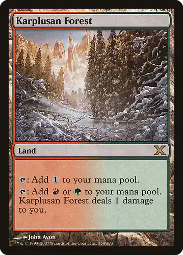 Karplusan Forest - 10e Spoiler