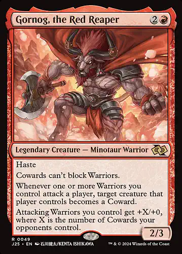 Gornog, the Red Reaper - j25 Spoiler