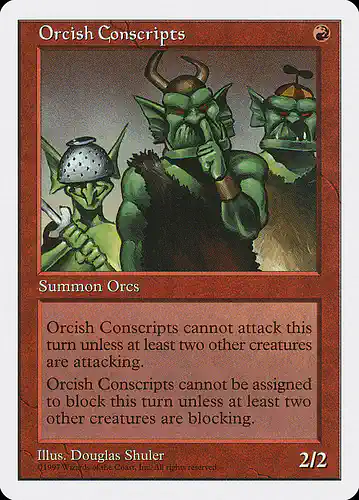 Orcish Conscripts - 5ed Spoiler