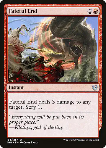 Fateful End - thb Spoiler