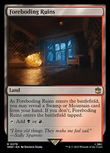 Foreboding Ruins - who Spoiler