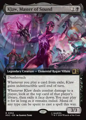 Klaw, Master of Sound - msc Spoiler
