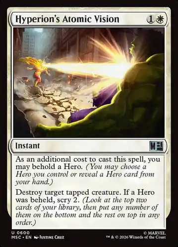 Hyperion's Atomic Vision - msc Spoiler