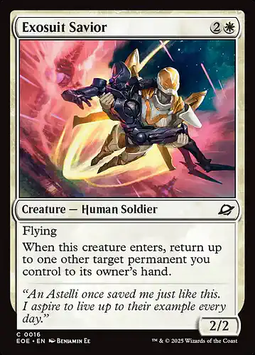 Exosuit Savior - eoe Spoiler