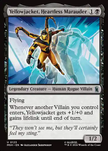 Yellowjacket, Heartless Marauder - msh Spoiler