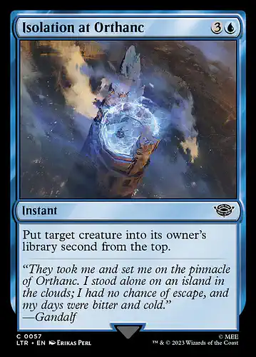 Isolation at Orthanc - ltr Spoiler