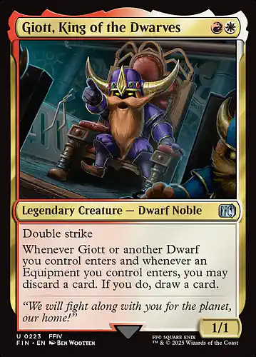 Giott, King of the Dwarves - fin Spoiler