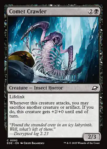 Comet Crawler - eoe Spoiler