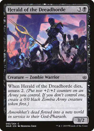 Herald of the Dreadhorde - war Spoiler