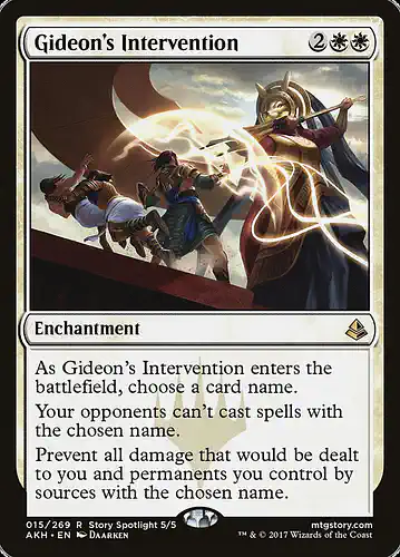 Gideon's Intervention - akh Spoiler