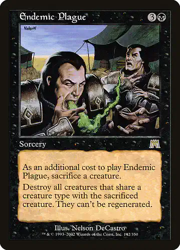 Endemic Plague - ons Spoiler