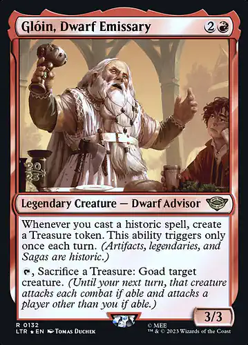 Glóin, Dwarf Emissary - ltr Spoiler