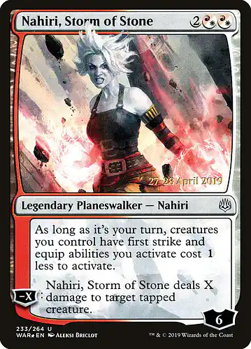 Nahiri, Storm of Stone - war Spoiler