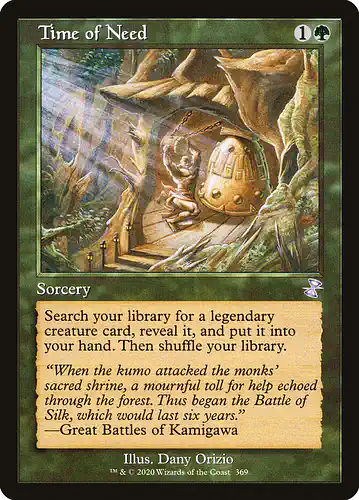 Time of Need - tsr Spoiler