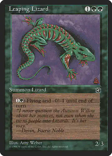 Leaping Lizard - hml Spoiler