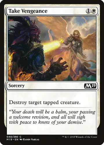 Take Vengeance - m19 Spoiler
