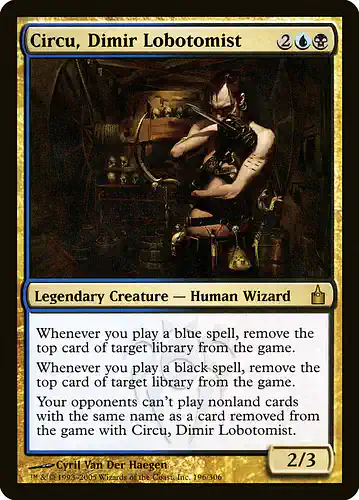 Circu, Dimir Lobotomist - rav Spoiler