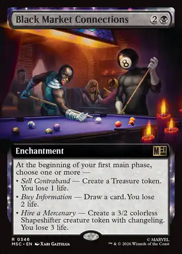 Black Market Connections - msc Spoiler