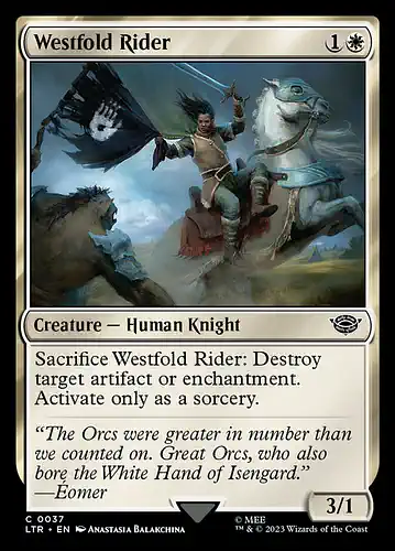 Westfold Rider - ltr Spoiler