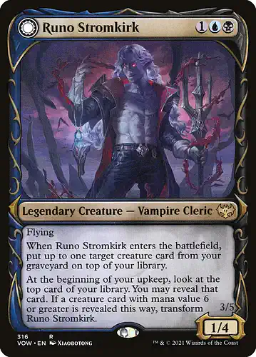 Runo Stromkirk - vow Spoiler