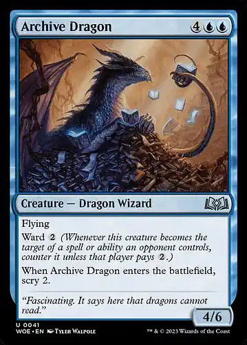 Archive Dragon - woe Spoiler
