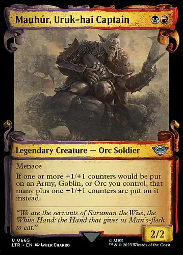 Mauhúr, Uruk-hai Captain - ltr Spoiler