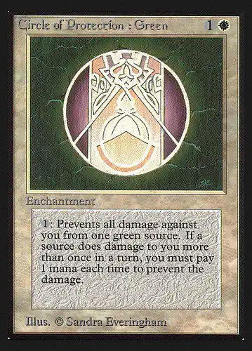 Circle of Protection: Green - ced Spoiler