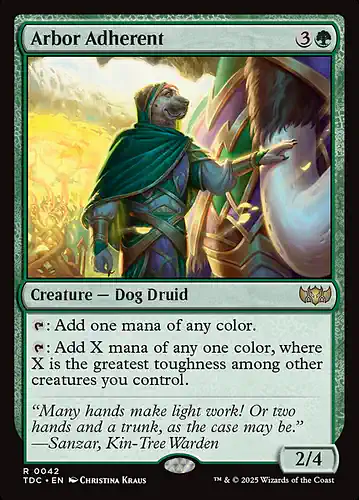 Arbor Adherent - tdc Spoiler