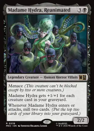 Madame Hydra, Reanimated - msc Spoiler