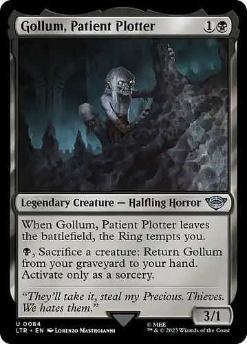 Gollum, Patient Plotter - ltr Spoiler